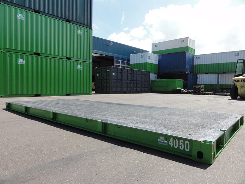 20 ft Platform container – Pieterse Containers